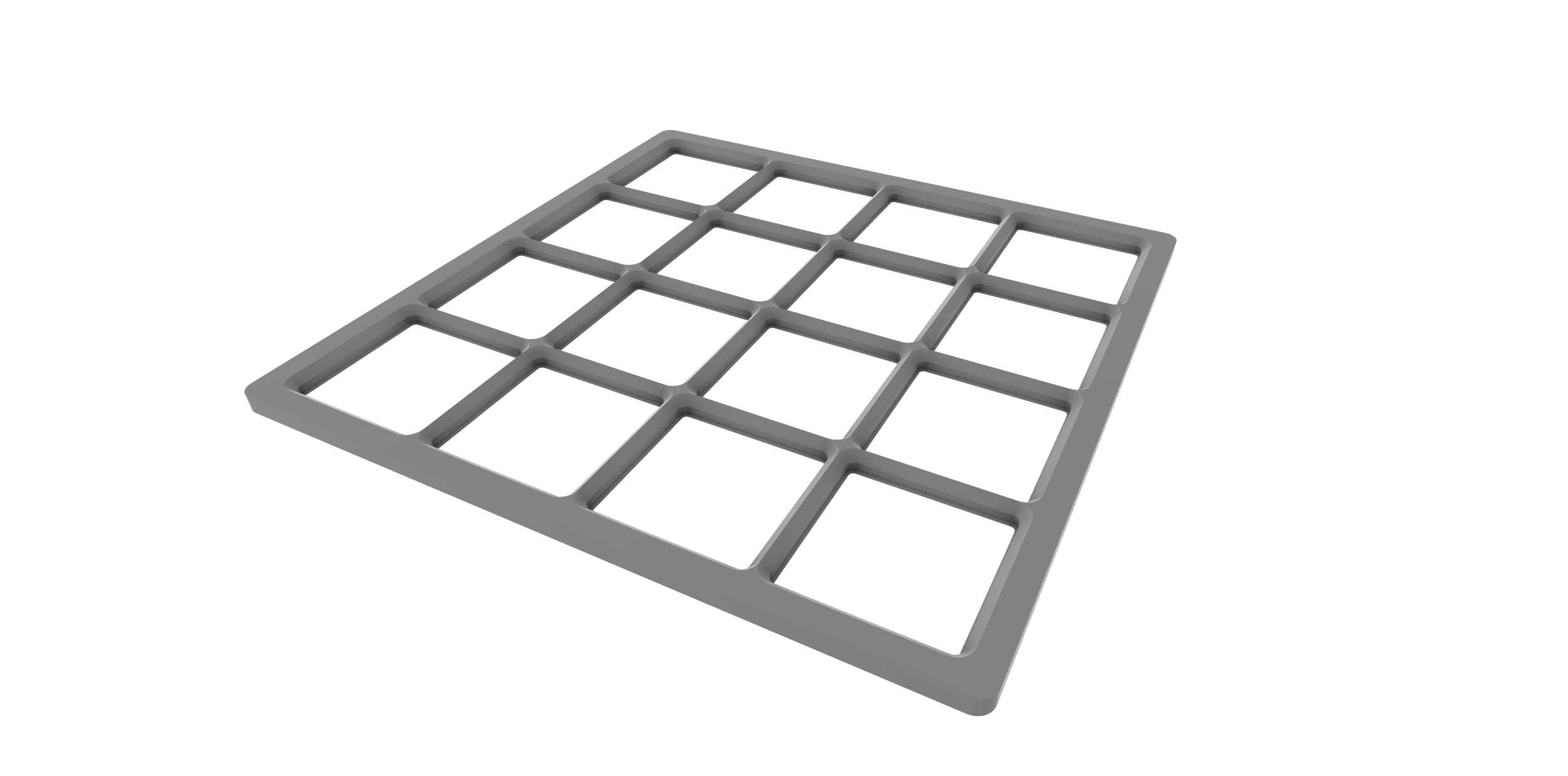 RITZOVA custom-fitted base plate grid for precise drawer organization